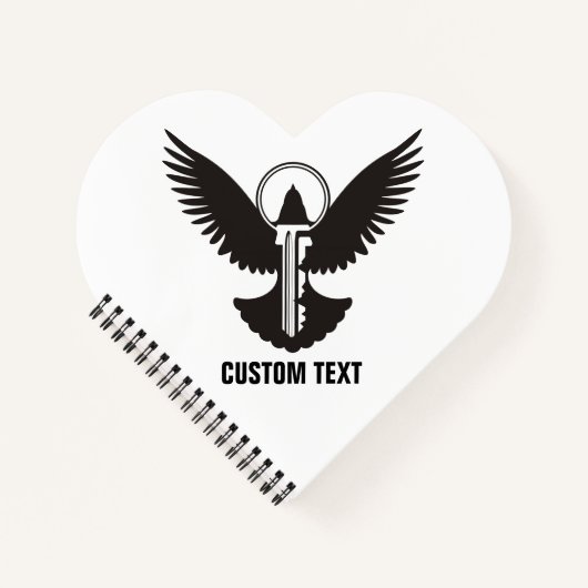 Tauchen mit Schlüssel Notizblock (Vorderseite)