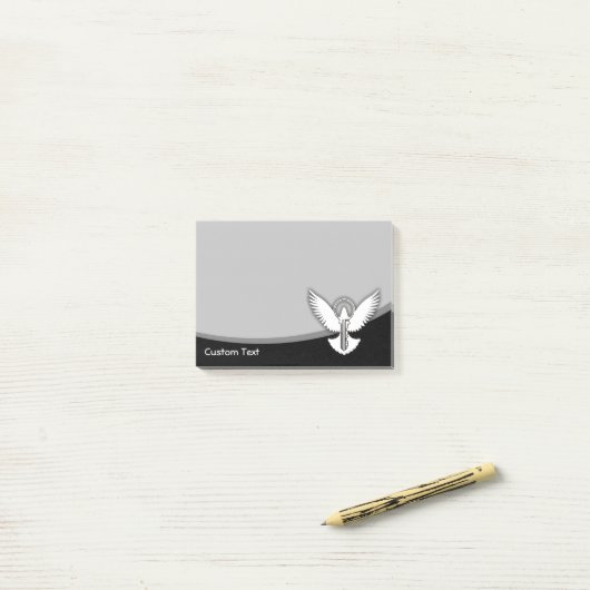 Tauchen mit Schlüssel Post-it Klebezettel (Auf Schreibtisch)