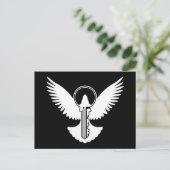 Tauchen mit Schlüssel Postkarte (Stehend Vorderseite)