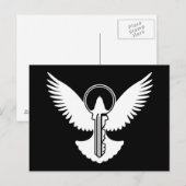 Tauchen mit Schlüssel Postkarte (Vorne/Hinten)