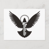 Tauchen mit Schlüssel Postkarte (Vorderseite)