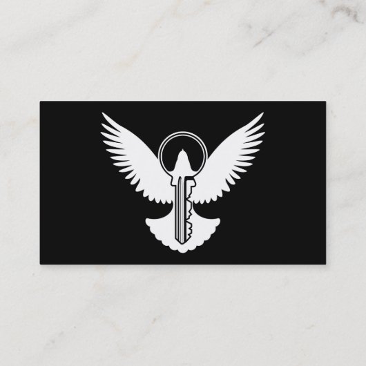 Tauchen mit Schlüssel Visitenkarte (Rückseite)