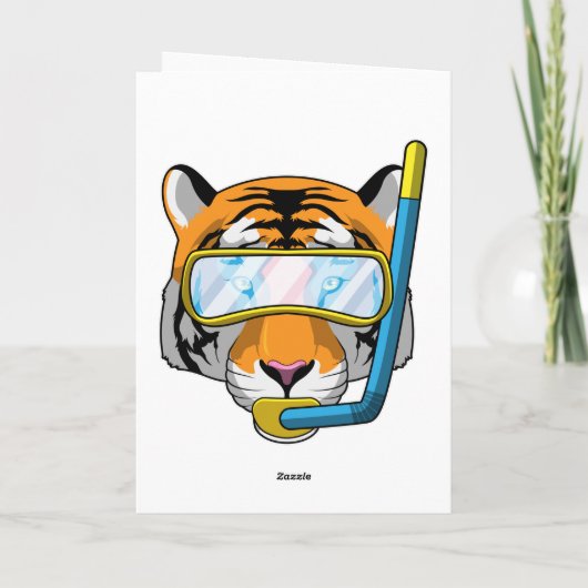 Tauchen mit Schnorchel Karte (Rückseite)