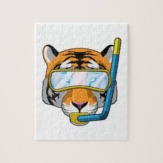 Tauchen mit Schnorchel Puzzle (Vertikal)