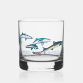 Tauchen mit Shark Trinkbehälter Set Whiskyglas (Vorderseite)