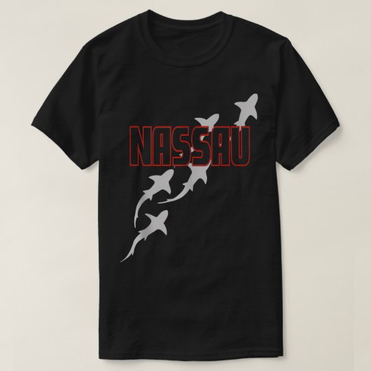 Tauchen Nassau Tauchen mit Haien in Nassau T-Shirt (Design vorne)