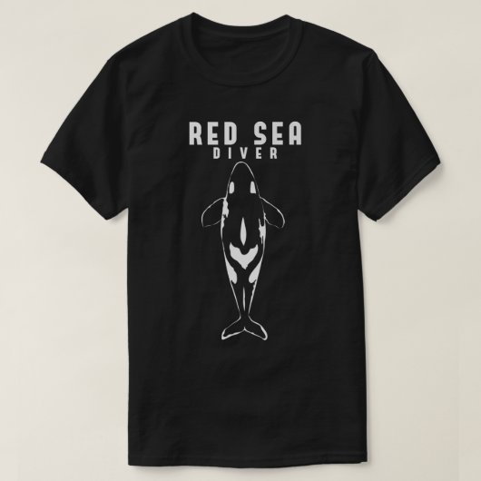 Tauchen Orca Whale Ägypten Rotes Meer Diver Scuba  T-Shirt (Design vorne)