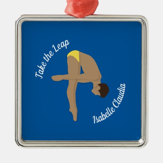 Tauchen Ornament Aus Metall (Vorne)