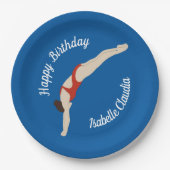 Tauchen Pappteller (Vorderseite)