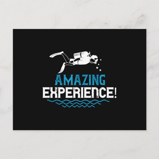 Tauchen - Phantastische Erfahrung! Postkarte (Vorderseite)