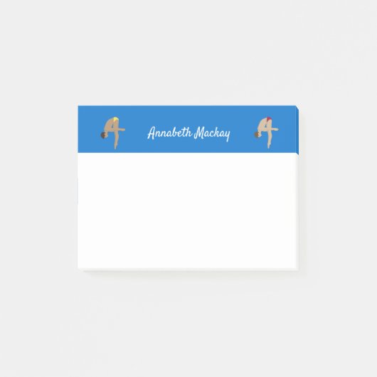 Tauchen Post-it Klebezettel (Vorderseite)