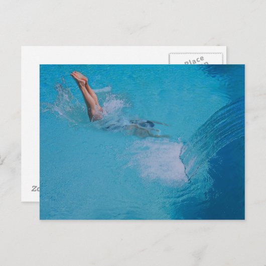 Tauchen Postkarte (Vorne/Hinten)