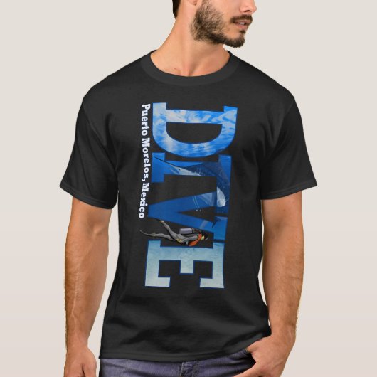 Tauchen Puerto Morelos Tauchen Schnorcheln T-Shirt (Vorderseite)