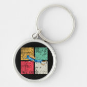 Tauchen Retro Schlüsselanhänger (Vorne)