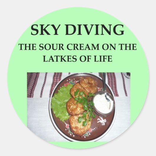 Tauchen Runder Aufkleber (Vorderseite)