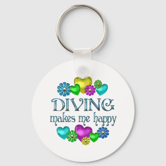 Tauchen Schlüsselanhänger (Vorderseite)