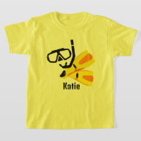 Tauchen Schnorchel Flossen Custom Girls Kinder T -