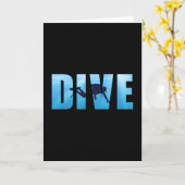 Tauchen Scuba Diving Dive Diver Funny Sea Geschenk Karte (Gelbe Blume)