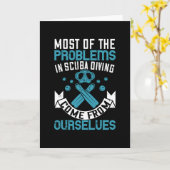Tauchen - Selfmade Scuba Diving Problems Karte (Gelbe Blume)