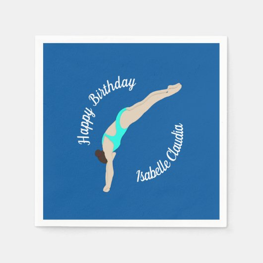 Tauchen Serviette (Vorderseite)