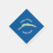 Tauchen Serviette (Ecke)