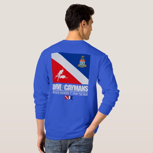 Tauchen Sie das Caymans-Apparel T-Shirt (Schwarz voll)