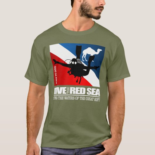 Tauchen Sie das Rote Meer DF2 T-Shirt (Vorderseite)