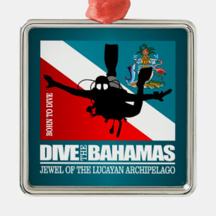 Tauchen Sie die Bahamas DF2 Ornament Aus Metall