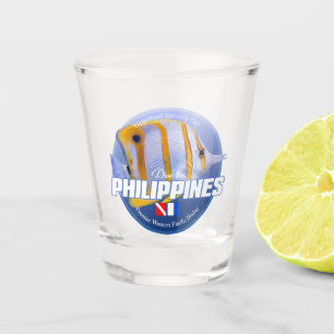 Tauchen Sie die Philippinen (DD2) Schnapsglas