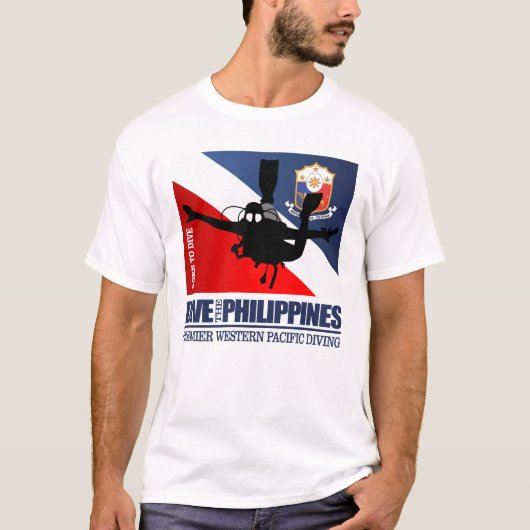 Tauchen Sie die Philippinen DF2 T-Shirt (Vorderseite)