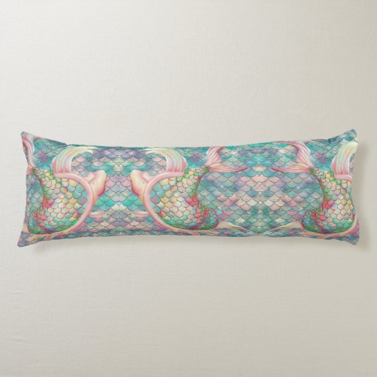 Tauchen Sie ein in das Dreams Mermaid Net Seitenschläferkissen (Vorderseite)