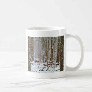 Tauchen Sie ein in den Schnee, Hirsch im Arrowhad- Kaffeetasse