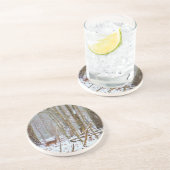 Tauchen Sie ein in den Schnee, Hirsch im Arrowhad- Untersetzer (Seite)