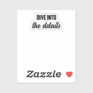 Tauchen Sie ein in die Details: Investigative Mind Aufkleber