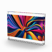 Tauchen Sie ein in die Welt der Abstrakten Malerei Fotoblock (Rechts)