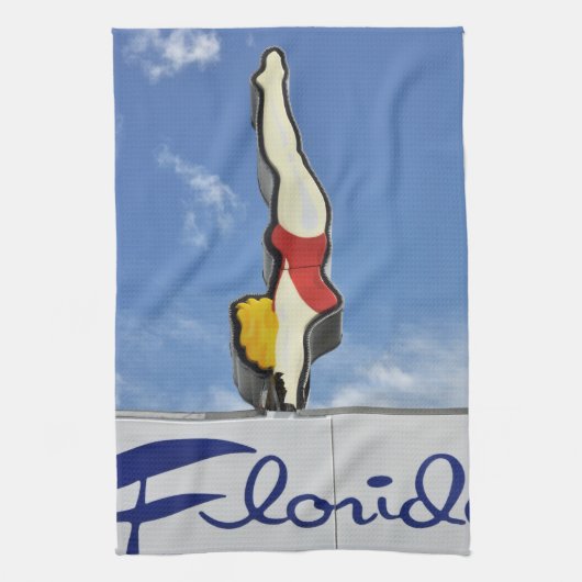 Tauchen Sie ein in Florida Handtuch (Vertikal)