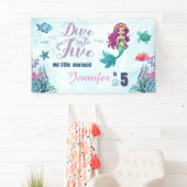 Tauchen Sie ein in fünf Lila Meerjungfrauen 5. Geb Banner (Insitu)