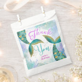 Tauchen Sie ein in fünf Meerjungfrauen 5. Geburtst Geschenktütchen (Ausgeschnitten)