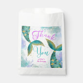 Tauchen Sie ein in fünf Meerjungfrauen 5. Geburtst Geschenktütchen (Vorderseite)