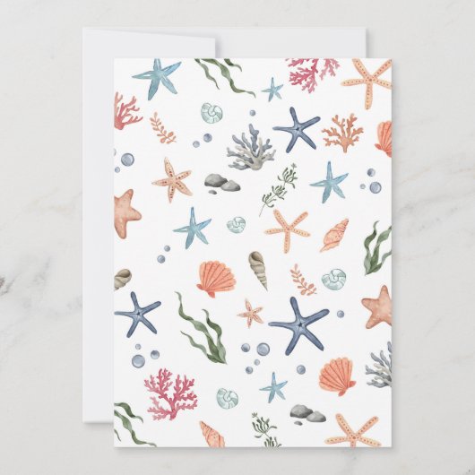 Tauchen Sie ein in fünf Untersee Wassersport 5. Ge Einladung (Rückseite)