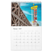 Tauchen Sie in Kalender 2019 der Vintagen Zeichen (Feb 2027)