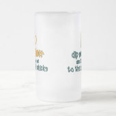 Tauchen Sie mich im Bier ...... ein Mattglas Bierglas (Mittel)