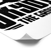 Tauchen | Skydiver-Geschenke Poster (Ecke)