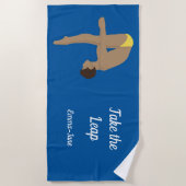 Tauchen Strandtuch (Vorderseite)