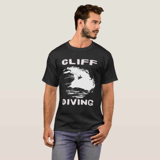 Tauchen Sunset oder Cliff Jumping oder High Divin T-Shirt (Vorne ganz)