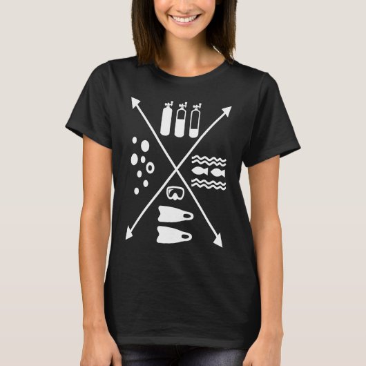 Tauchen T-Shirt (Vorderseite)