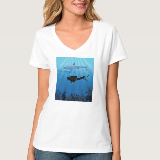 Tauchen T-Shirt (Vorderseite)