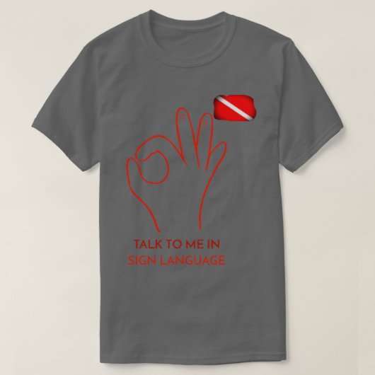 Tauchen T-Shirt (Design vorne)