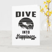 Tauchen Tauchen Tauchen Tauchen Tauchen Meer Funny Karte (Gelbe Blume)