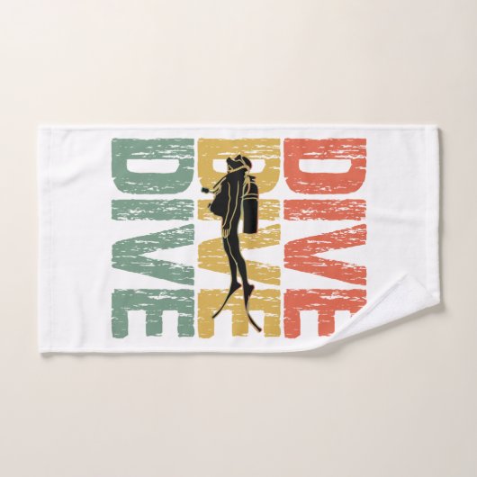 Tauchen - Tauchen unter Wasser Handtuch (Handtuch)